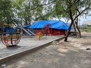 Playground at Asylum Seeker Camp in Matamoros